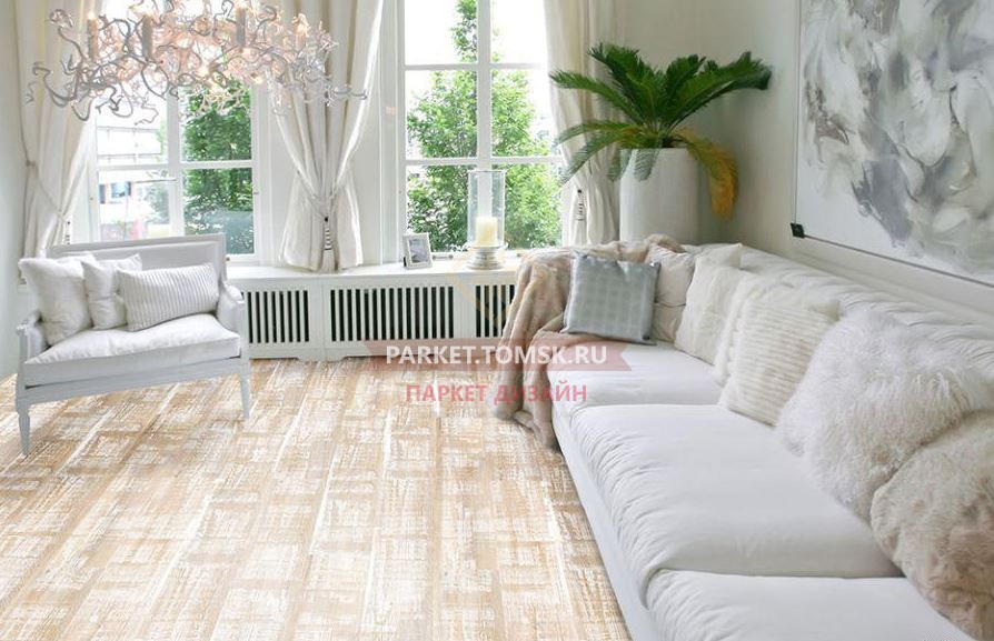Паркетная доска  Corkstyle Dolomit White
